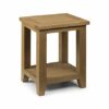 Julian Bowen Astoria Lamp Table, Oak,Height: 55, Width: 44, Depth: 38cm