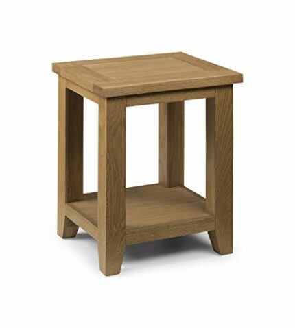 Julian Bowen Astoria Lamp Table, Oak,Height: 55, Width: 44, Depth: 38cm