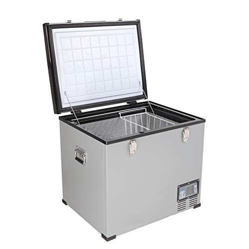 SDFGH 12/24V 60L Portable Car Refrigerator Freezer Multi-Function Dual-Use Cooler Warmer Thermoelectric Mini Fridge