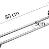 Towel Bar 304 Stainless Steel Double Lever Towel Bracket Towel Rail Wall Hanging Towel Holder for Bathroom Balcony Kitchen Towel Rack Modern and