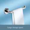Towel Rack Stainless Steel Bathroom Towel Ring Multifunctional Wall Mounted Towel Bar Hand Paper Towel Holder Suitable for Kitchen Hotel Bedroom