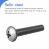4 x M8 45mm Bolts Screws for Samsung TV Wall Mount Bracket, Bolts Screws Kit with Washers And Triangle Handle Cross Screwdriver For Samsung Sony