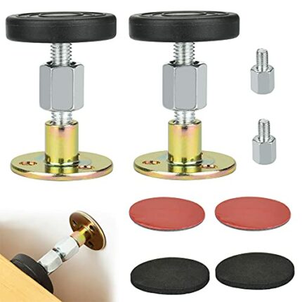 ANTHYTA Adjustable Threaded Bed Frame,2 Pack Anti-Shake Tool Telescopic Support Headboard Stoppers Bedside Anti-Shake Fixer for Home Room Bed Fur