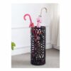 Yoiimiya Umbrella Stand Household Hotel,Hollow Umbrella Bucket,Multifunctional Umbrella Drain Stand Black