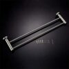 Towel Bar 304 Stainless Steel Double Lever Towel Bracket Towel Rail Wall Hanging Towel Holder for Bathroom Balcony Kitchen Towel Rack Modern and