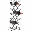 Amazon Basics Wine Rack for 12 Bottles, Black, 24.9 x 16 x 67.8 centimetres