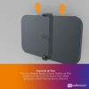 mywallmount Sky Q Wall Mount Bracket for 1TB/2TB TV Box – Complete with Fixings – Vertical or Horizontal – Fits Models ES340, ES240, ES140, 32B0x