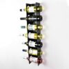 Steel Wall Mounted Cabinet Narrow Wine Rack - Durable, Tall Vertical 7 Bottle Holder Storage - Small Wine Rack for Bar, Home, Wine Cellar, Kitche