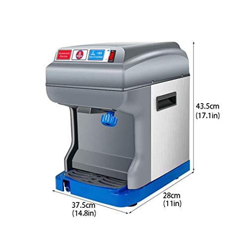 QUIM Portable Ice Maker Countertop with Stainless Steel Compact Ice Cube Makers Camping Home Kitchen Office (Natural)