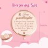 Aievlinkr Granddaughter Gifts from Grandma and Grandpa, Gifts for Granddaughter, Personalized Engraved Compact Mirror, to My Granddaughter Makeup