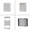 Phones Wall Mount, WANPOOL Wall Mount for Phones & Tablets, fits on Smooth and Rough Surfaces (White)