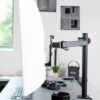 VIVO Quick Attach VESA Adapter Plate Bracket Designed for Samsung UR591C Series Monitors, VESA up to 100x100, Black, MOUNT-SGU59