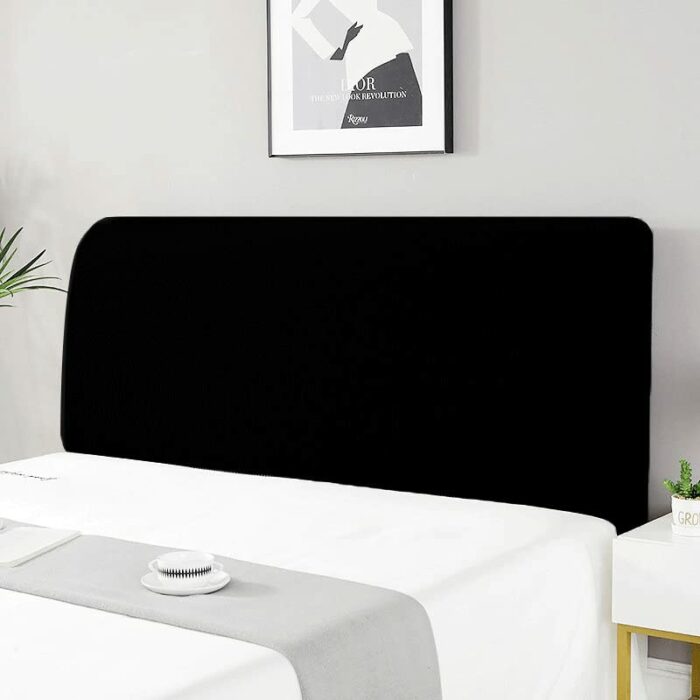 HAMON Bed Headboard Cover, Single/King/Double Bed Headboard Slipcover Stretchable Dustproof Protective Headboard Backrest Cover for Bedroom Bed H