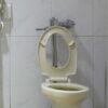 GLADFRESIT Toilet WC Seat Buffer Set, Toilet Seat Bumper, Noise Dampening Bumpers, Gasket Toilet Seat Buffer Set, Universal Toilet Bumper, Replac