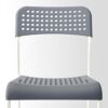 Ikea ADDE chair, grey/white