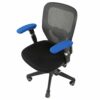 Vikye Chair Arm Covers, Chair Arm Protector Made of 92% Polyester and 8% Spandex Suitable for Most of Office Chairs(Blue)