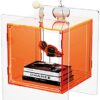 solaround Acrylic Nightstand Colorful Bedside Table with Open Storage Shelf,Clear Side Table for Living Room (1, Clear)