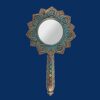 Something Different CK_15031 Hand Mirror | Lotus Flower Chakra | Bronze | H19cm x W10.5cm x D1cm | Pack of 1