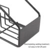 Syrup Bottle Holder, Stainless Steel Wire Coffee Syrup Bottle Rack 4 Compartment Bottle Organizer Dressing Bottle Countertop Display Storage Stan