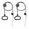 Sofa Recliner Cables D-Ring Recliner Release Pull Handle Cables Couch Release Recliner Replacement Parts, Hook Exposed Cable Total Length 38.58 I