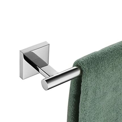 KOKOSIRI Hand Towel Bar 16 Inches Bathroom Towel Rail Holder for Bath Kitchen Toilet Wall Mount Chrome Stainless Steel B4005CH-L16