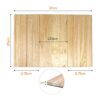 WINSOME Wooden Sofa Arm Tray Foldable Sofa Tray Couch Armrest Table Flexible Arm chair Tray Perfect for Drink Snacks, Magazine, and Remote