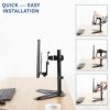 VIVO VESA Adapter Plate Bracket Designed for Samsung Monitors U28D590D, S27D590P, S24D590PL, and S24D590L | VESA 75x75mm and 100x100mm Conversion