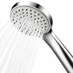 Shower Head,SAMODRA Low Water Pressure Boosting Handheld Shower Head High Pressure Water Saving 3 Powerful Spray Settings for Bathroom – Chrome