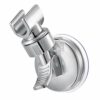 Shower Hand Held Holder Adjustable Suction Cup Shower Head Holder Universal Mounting Bracket Plastic ABS with Chrome Polished for Marble Glass Me