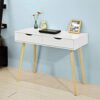 Hbao Household Wood Computer Desk Writing Table Study Desk Bedside Table Dressing Office Home Bedroom Furniture