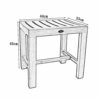 Bath Stools,Shower Stool Bathroom Waterproof Non-Slip Safety Stable Comfort Bath Chair Change Shoes Stool Elderly/Handicapped/Pregnant Solid Bath