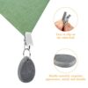 Yuehuabao 8 Pieces Marble Tablecloth Weights, Picnic Table Clips Table Cover Weights Hangers Gray Teardrop Tablecloth Weights with Stainless Stee
