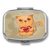 Brown Bee Unemployed Philosophers Guild Pill Box Medicine Box Rectangular Medicine Box 2 Lattice Medicine Box