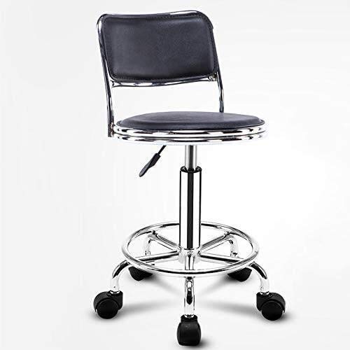 Sun Lounger Garden Chairs Foldable Deck Chair Gas Lift Swivel Chair Stool, Bar Chair Stool Adjustable Faux LeatherSalon Stool Working Chair with