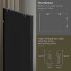 Brightify Bathroom Mirror for Wall, 24 x 36 Inch Black Mirror for Bathroom, Metal Frame Black Bathroom Mirror, Bathroom Vanity Mirror for Bathroo