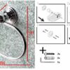 Haceka Allure Bath Towel Ring