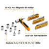 DEKO 100 Piece Home Repair Tool Set,General Household Hand Tool Kit with Plastic Tool Box Storage