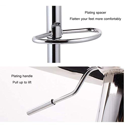 DINGZZ Solid Wood Bar Chair Household High Stool Reception Chair Simplicity Bar Nordic Barstool Backrest Stool Coffee Chair (Color : A)