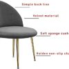dining chair Kitchen Dining Room Furniture Chairs Velvet Dining Chair Set Of 6 Kitchen Chair Metal Legs Makeup Chairs Upholstered Accent Bedroom