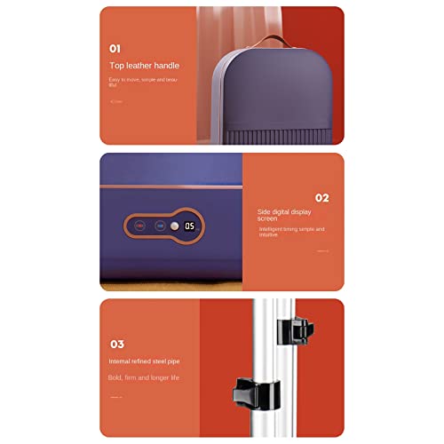 DISHENGZHEN Clothes Dryer Machine with Clothes Bag, 800W Electric Clothes Dryer, Large Capacity Compact Tumble Dryer, Hand Luggage Drying Pod Tra