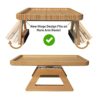 Couch Arm Tray Table, Portable Table, TV Table and Side Tables for Small Spaces. Stable Sofa Arm Table for Eating and Drink Table