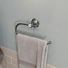 Croydex Flexi-Fix 1919 Easy to Fit Towel Ring,8.4 x 24.3 x 16 cm