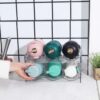 Cq acrylic Plastic Free-Standing Water Bottle and Wine Rack Storage Organizer for Kitchen Countertops, Table Top, Pantry, Fridge Stackable,2 Pack
