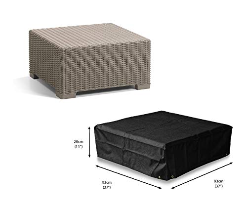 Bosmere Protector 6000 | Large Coffee Table Cover | W 134cm D 66cm H 89cm | 100% Waterproof, UV Protected, Heavy Duty 600D | 6 Year Guarantee | M