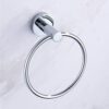 RAKUTE Towel Rack Stainless Steel Towel Shelf Bath Towel Ring Storage Holder Wall Mounted, for Kitchen, Bathroom, Toilet Bathroom Ring