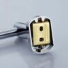 Towel Rack Bathroom Chrome Plated Copper Single Towel Bar Wall Mounted Minimalist Style Towel Holder for Shower Room Kitchen Hotel