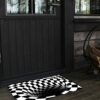 SunaOmni 3D Illusion Doormats Optical Illusion Area Rug Abstract Geometric Non Slip Carpet Abstract Geometric Doormat Anti-Slip Door Mat 40x60cm