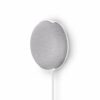 Screwless Wall & Ceiling Mount for Google Home Mini, Stick On Holder - Easy Install, No Tools, by Brainwavz (GMN01) (White)