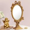 QUANJJ European Retro Desktop Makeup Decorative Table Ornaments Bathroom Vanity Framed