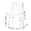 Kitchen Dining Room Furniture Chairs Dining Chairs Set Of 6,PU Leather Kitchen Chair Modern Simplicity Bedroom Marriage Room Balcony Sofa Chair D